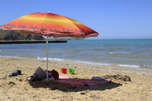 Песчаный пляж курорта Песчаное
