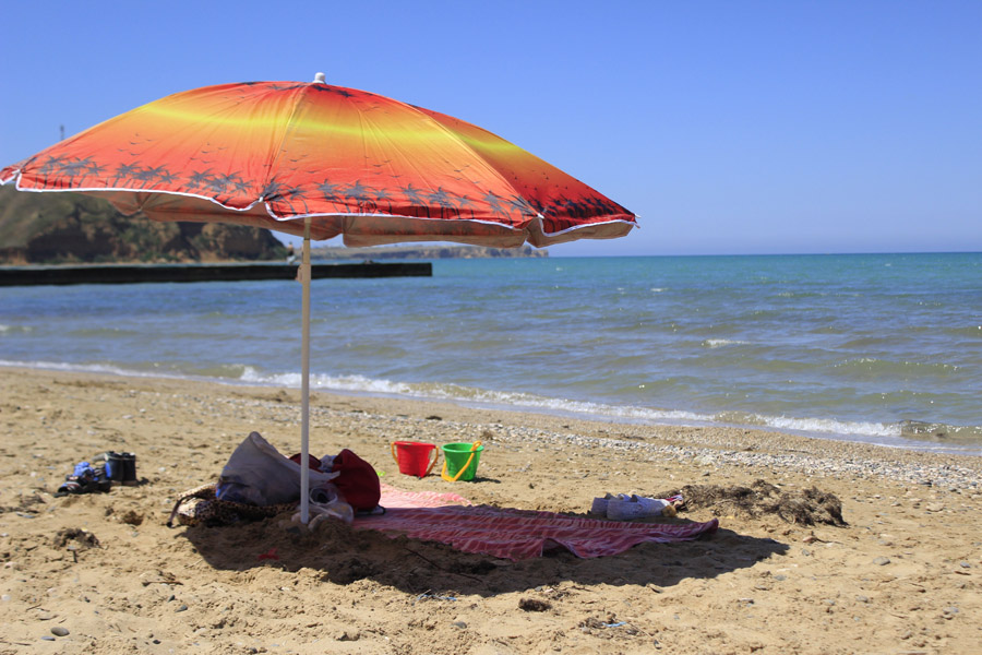 Отдых с детьми в Песчаном: пляж